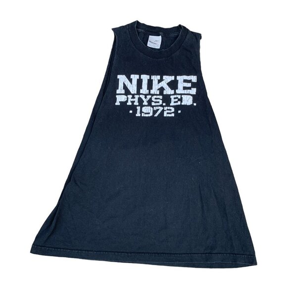 VINTAGE 1972 Nike Phys Ed Sleeveless Shirt XL - Picture 4 of 5